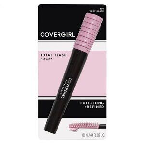💖3/$15💖 COVERGIRL Total Tease Full + Long + Refined Mascara, 800 Very Black